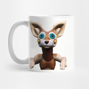 Coyote alebrije, AI art Mug